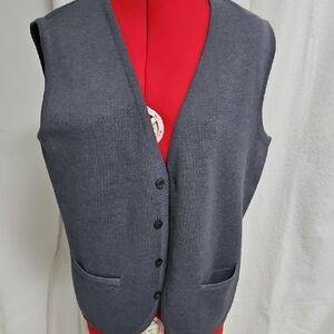 Vintage Gray Women's Vest